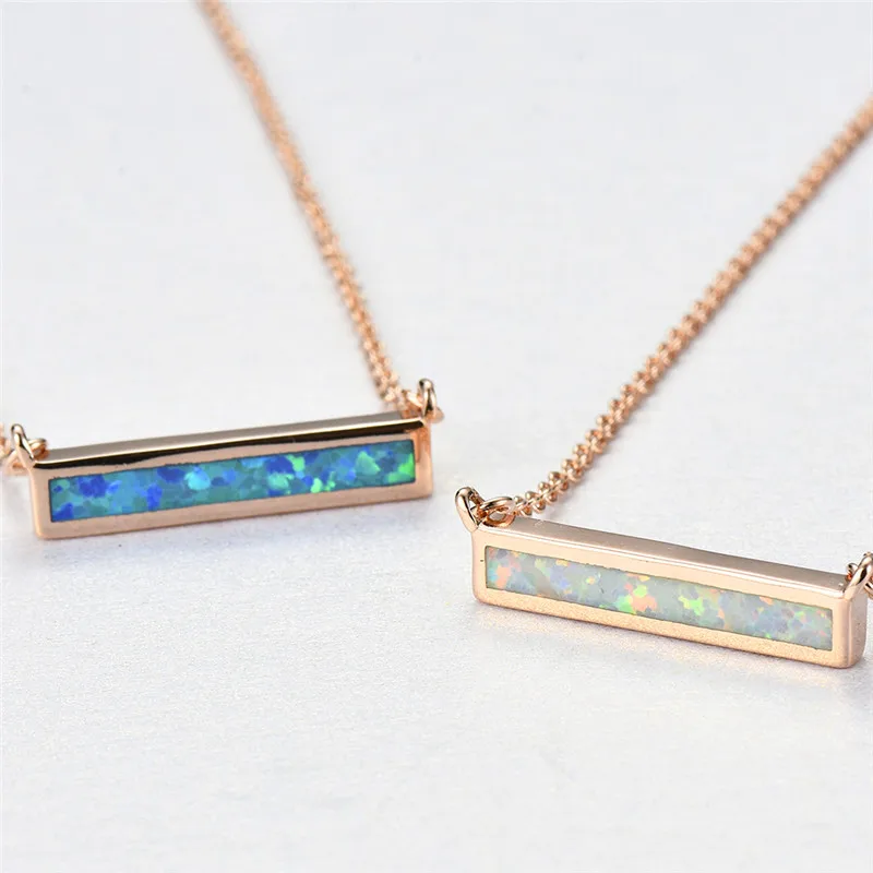 Простое женское ожерелье с белыми и синими подвесками винтажные свадебные