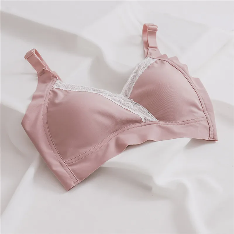 

Fashion Lace Nursing Maternity Bra Plus Size 3XL Wireless Breastfeeding Underwearfor Pregnant Women Pregnancy Lingerie