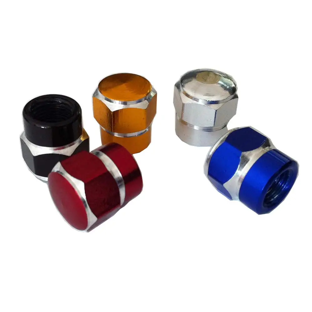 DSYCAR 4 шт. универсальные алюминиевые колпачки для автомобильных шин колес