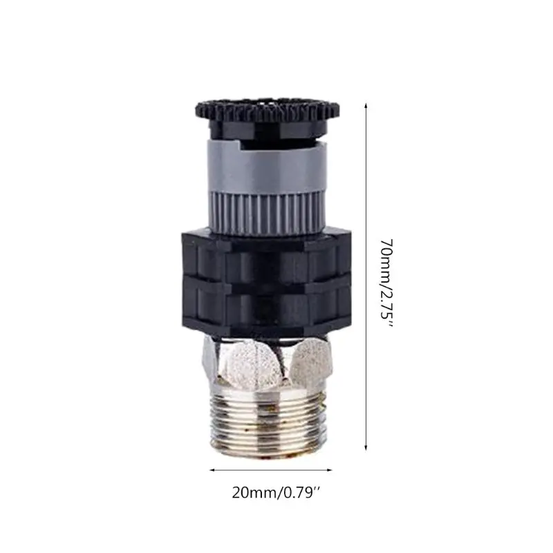 

0-360 Degree Watering Irrigation Sprinkler Head Adjustable Garden Atomizing Spray Nozzle Lawn Accessories