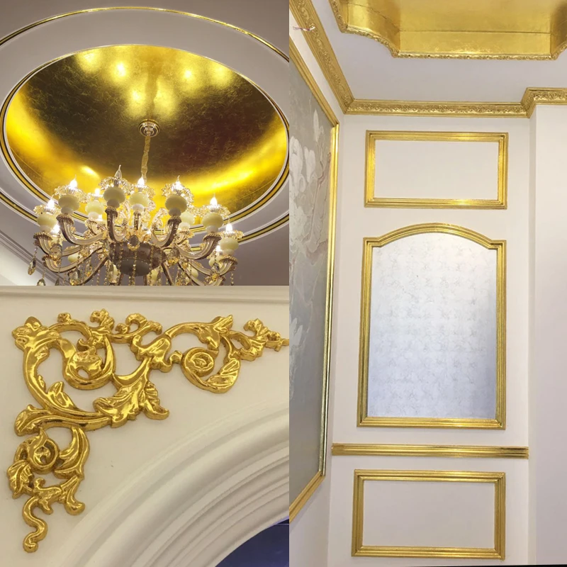 13X13.5cm Красочные листы золотого листа Золотая фольга бумага в искусстве и ремесле