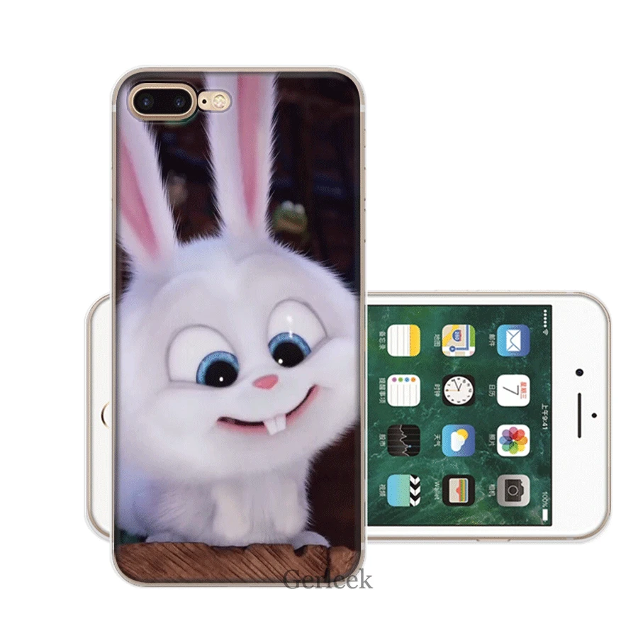 12 Чехол для мобильного телефона из ТПУ для iPhone 11 Pro XR X XS Max iPhone 7 8 6 6S Plus 5 5S SE, чехол с милым кроликом - Цвет: 12