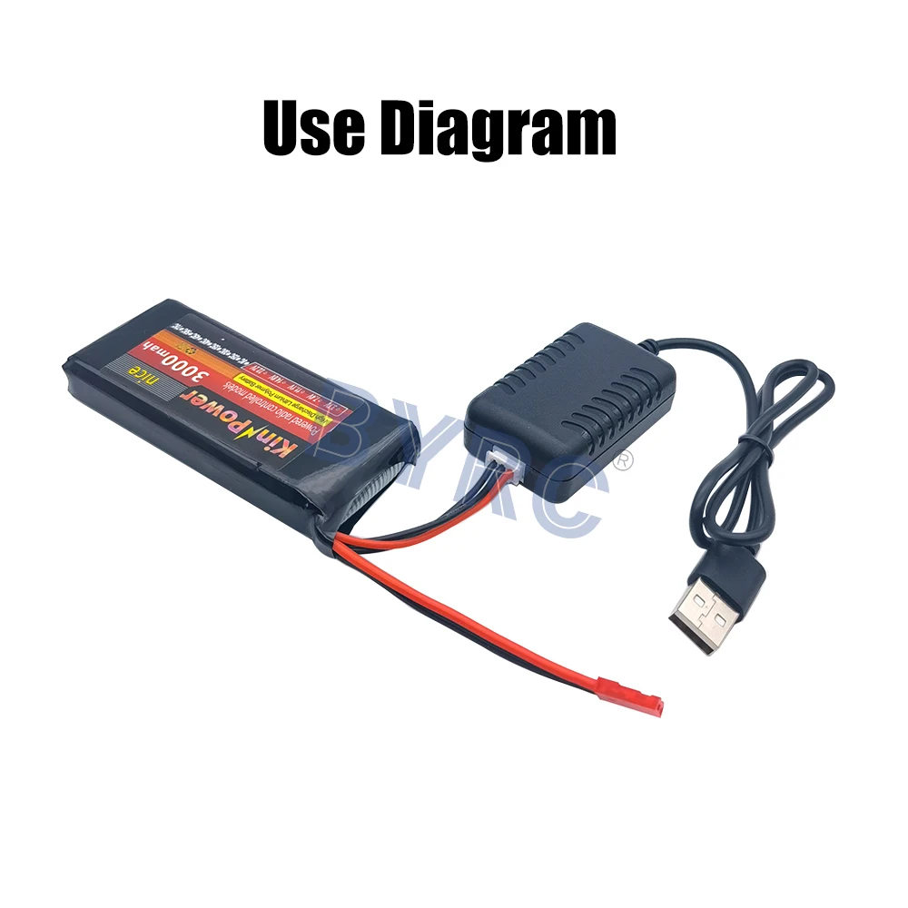 USB зарядное устройство DC 7 4 V 144001 ma вход 5V 1-2A для Wltoys 12428 XK K130 A959 A959-B A979 A979-B K989 K969