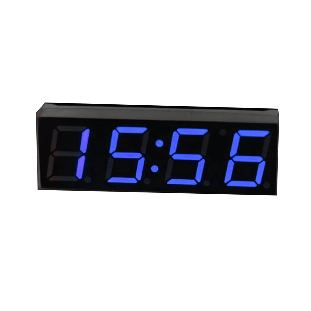 

Цифровые светодиодные часы 3 в 1, модуль напряжения и температуры, минивольтметр, термометр для автомобиля, Arduino Electronic, «сделай сам»