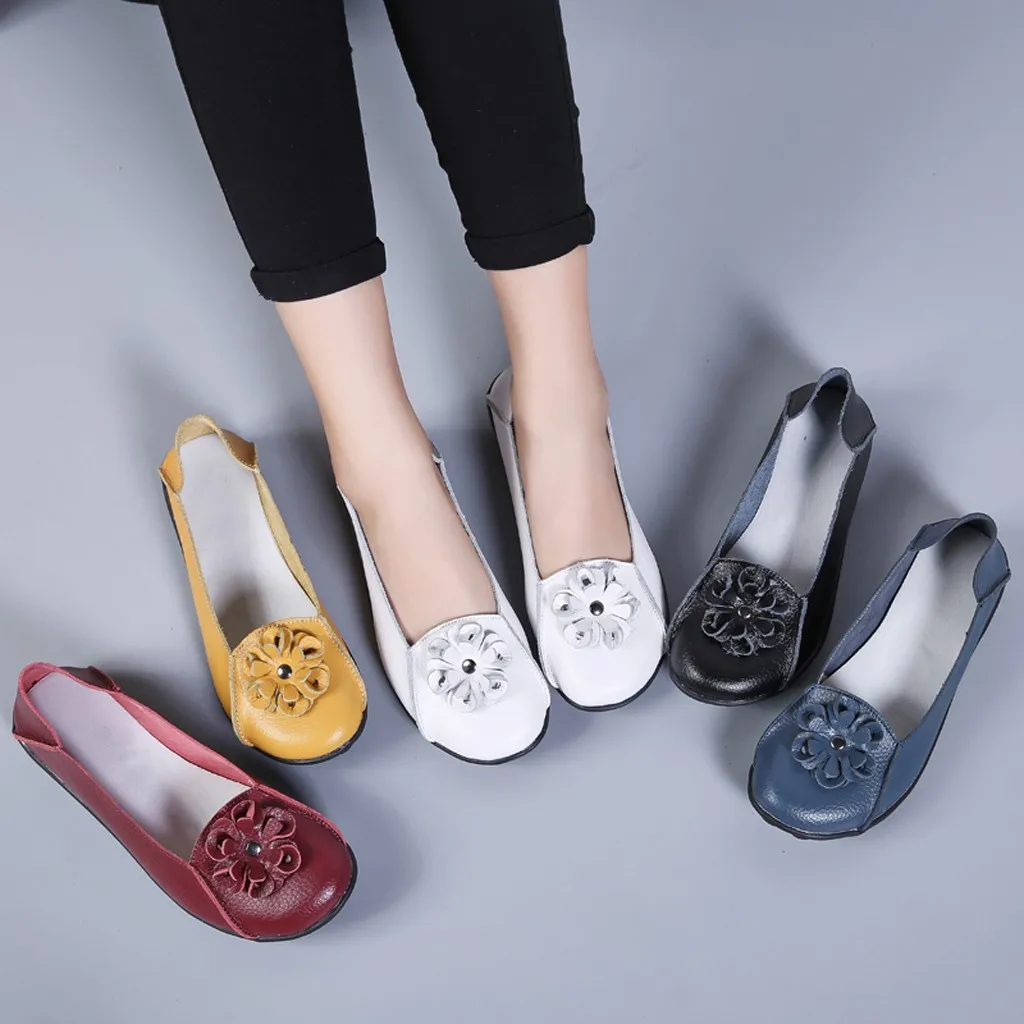 

Flowers Lightweight Women Sneakers Ladies Non-slip Soft bottom Shallow Comfort Flat Vulcanized Shoes Female Walking Footwear