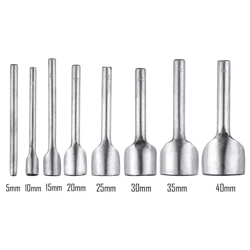 8 штук кожаных инструментов для рукоделия полукруглый резак изготовления ремня