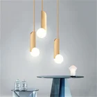 Минималистичный Золотой светодиодный подвесной светильник, железная стеклянная лампа для спальни, столовой, кухни