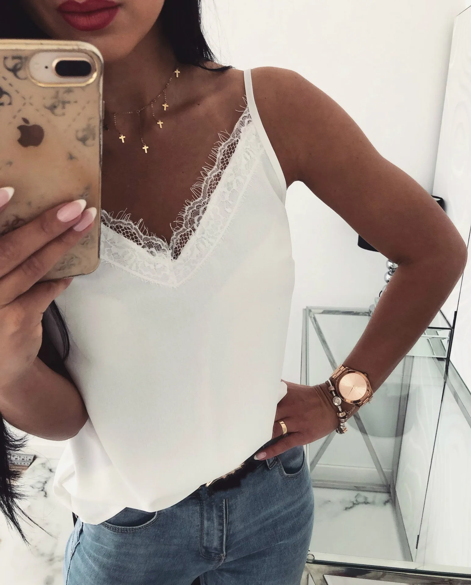 Женская блузка с открытыми плечами кружевная открытой спиной и шнуровкой топы