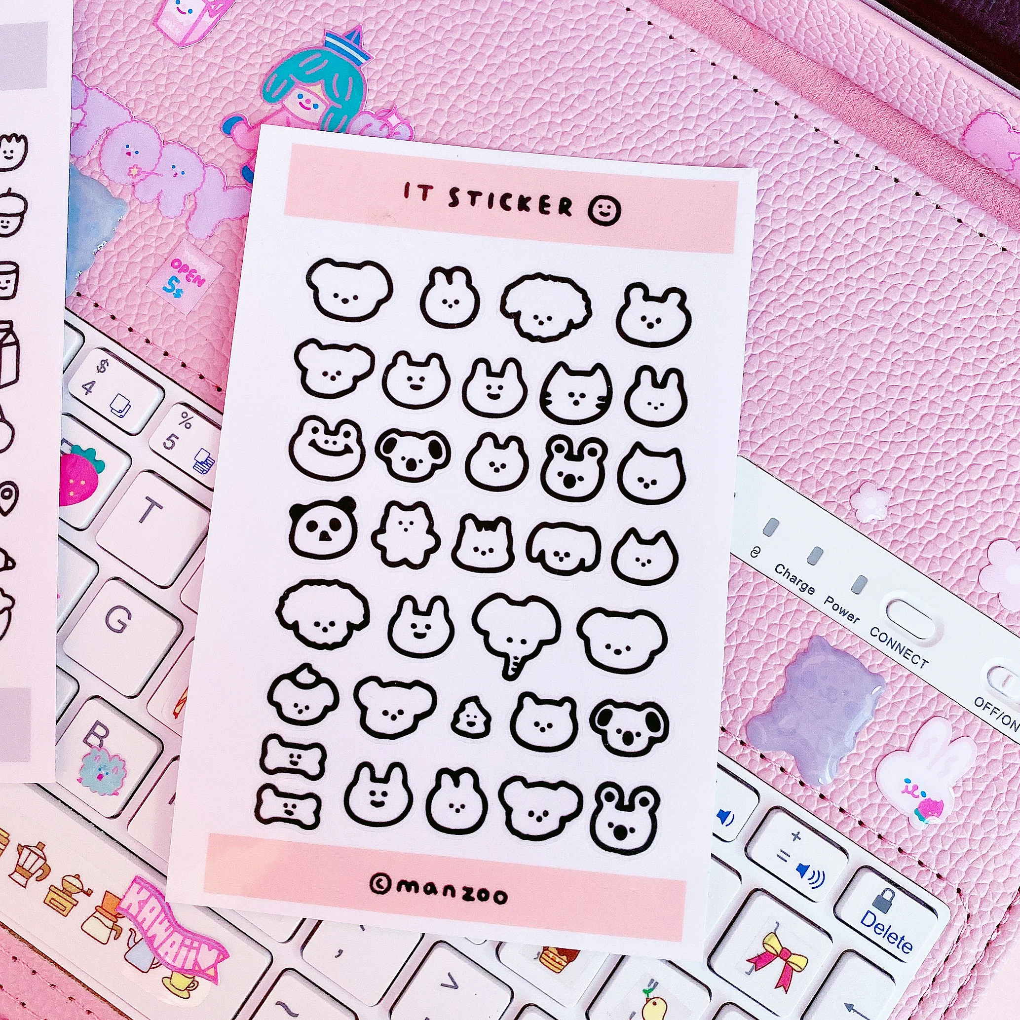 3 шт./лот Kawaii Мультяшные животные DIY наклейки украшение Скрапбукинг альбом