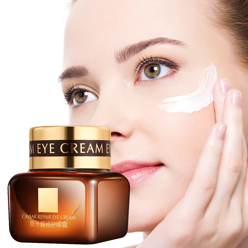 

Hot Caviar Eye Cream Dark Circle Remove Eye Essence Anti-Aging Eye Gel Moisturizing Whitening Eye Cream 20g t6