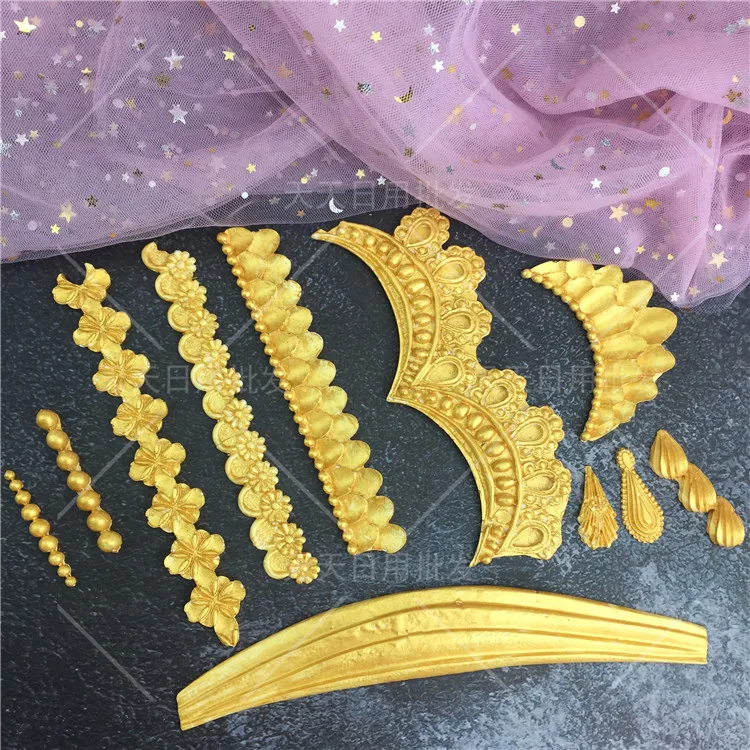 Формочки в форме кружева для шоколада формы цветок силиконовые декорирование