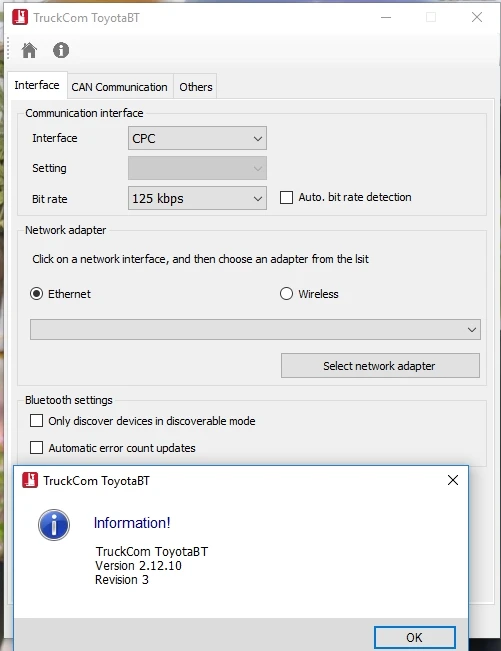 TruckCom BT TE 2.12.10 (238213 029) + нашивка посылка базы данных [08 2019] для Toyota|te| |