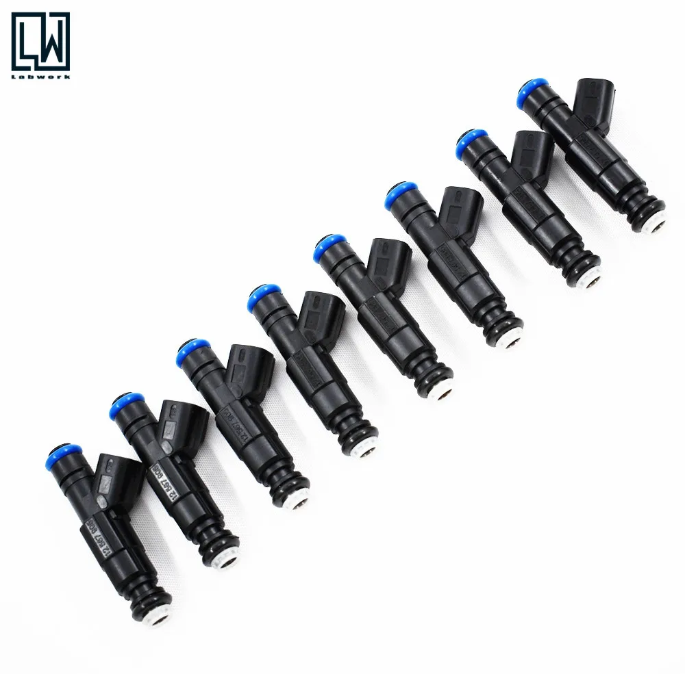 8 шт топливных форсунок подходит для Mercruiser V8 350 MAG 5 0 4 3 6 2 885176 0280156081|Регулирование