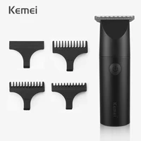 kemei r type portable hairdresser trimmer electric hair clipper hair clipper waterproof hair clipper safety care tool 43d