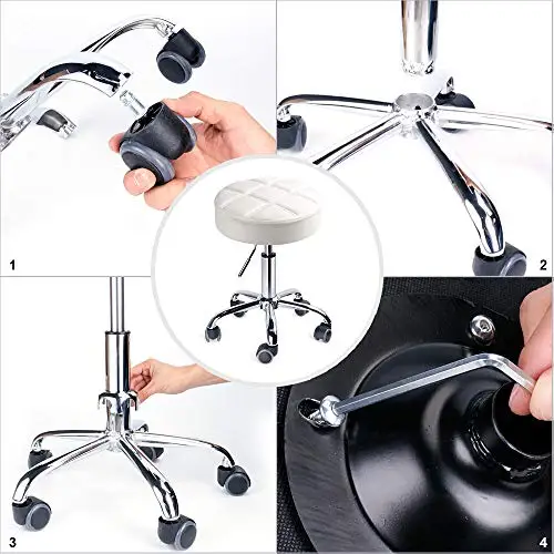 Вращающийся стул круглые вращающиеся стулья регулируемый Рабочий с 5