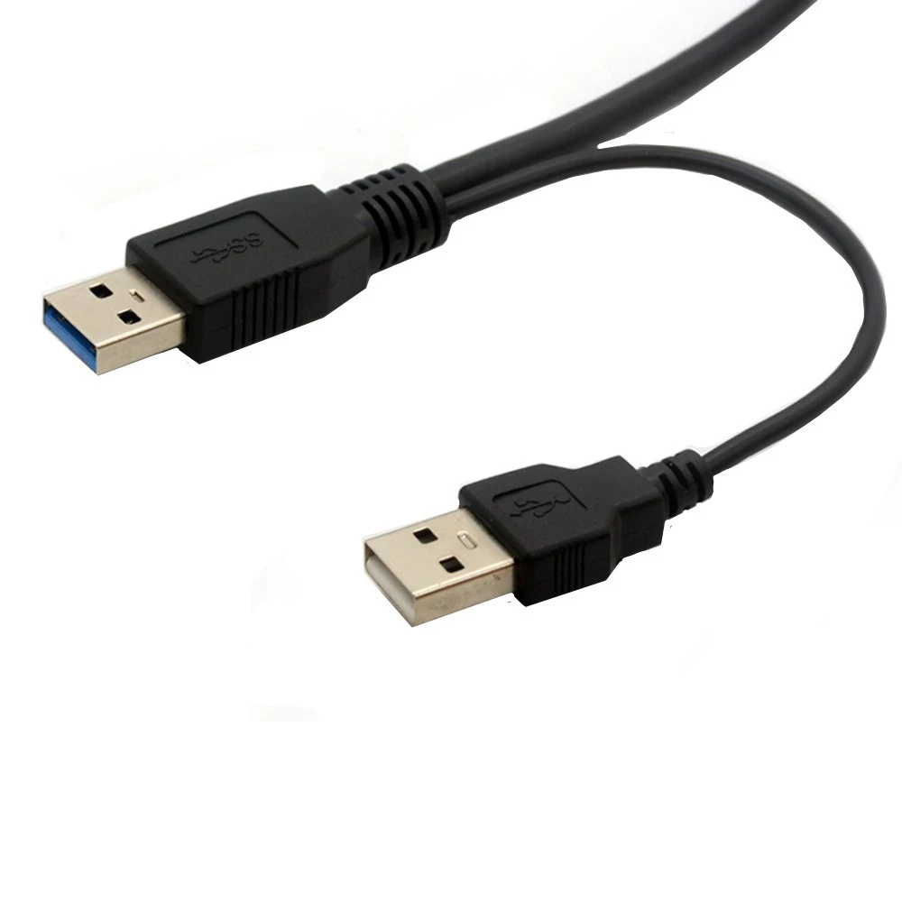 Кабель Micro USB V3.0 3 0 AM + 2 к B Y кабель 20 50 см для подключения мобильного жесткого