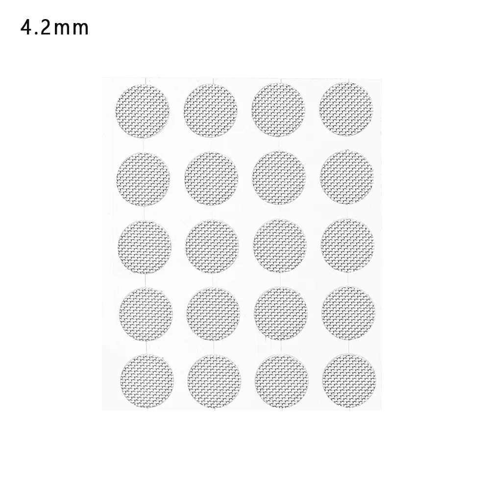 4.2mm 20 штук, профессиональные наушники, Пылезащитная сетевая оболочка, стальной сетчатый фильтр, экран 4 мм, 4,2 мм, 4,7 мм, 5 мм, аксессуары для наушников - Цвет: 4.2mm