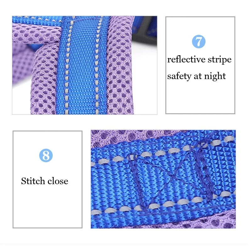 Светоотражающие ремни для собак ремень альпинистского поводок мягкий сетчатый