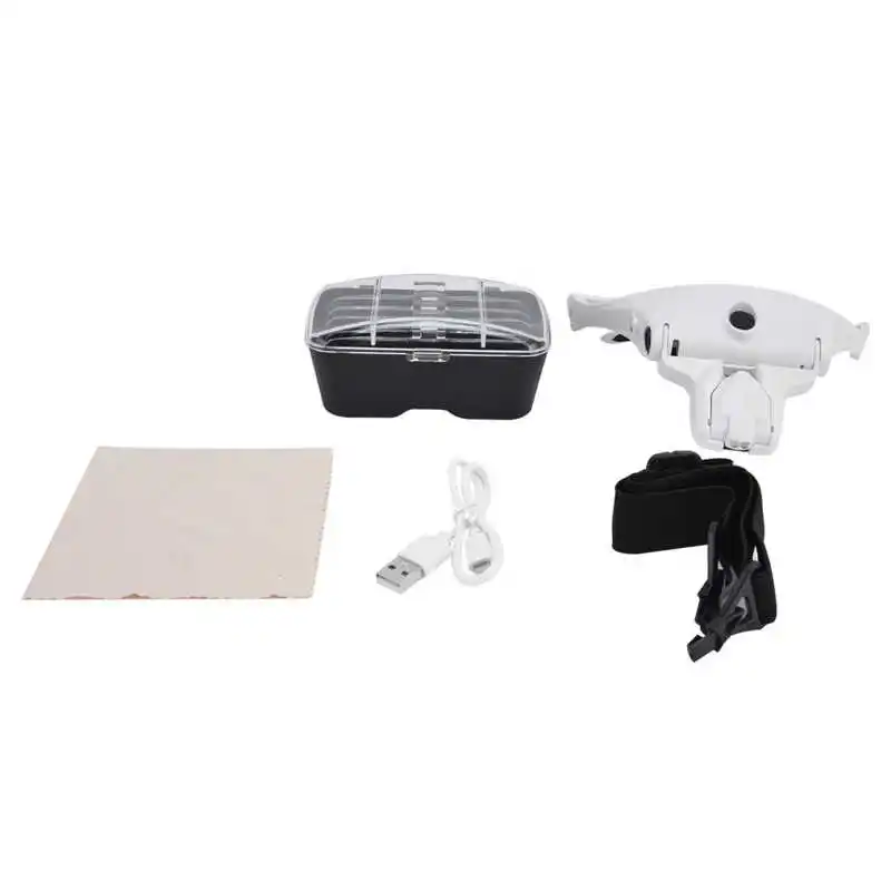 

Лупа со светодиодный подсветкой и USB-зарядкой