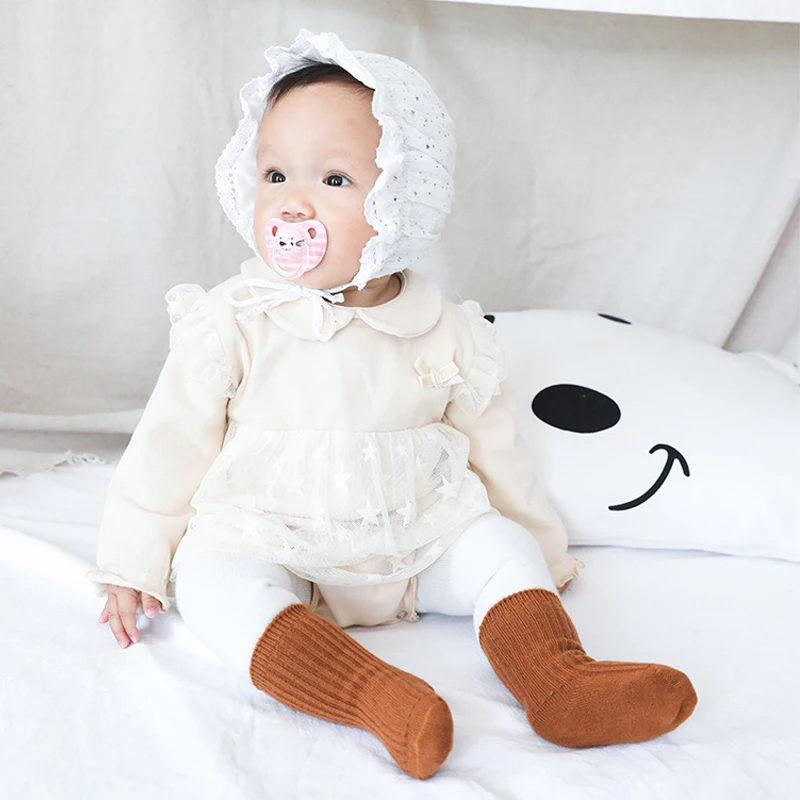 Детские зимние носки детские теплые длинные в полоску для мальчиков и девочек