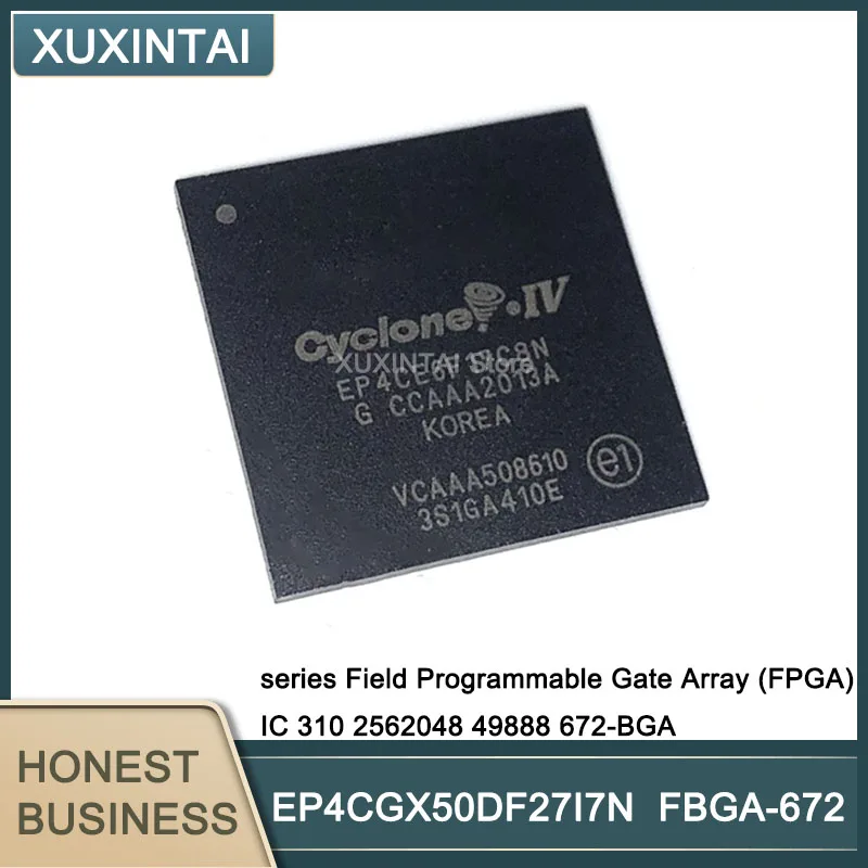 

5Pcs/Lot EP4CGX50DF27I7N EP4CGX50 series Field Programmable Gate Array (FPGA) IC 310 2562048 49888 672-BGA