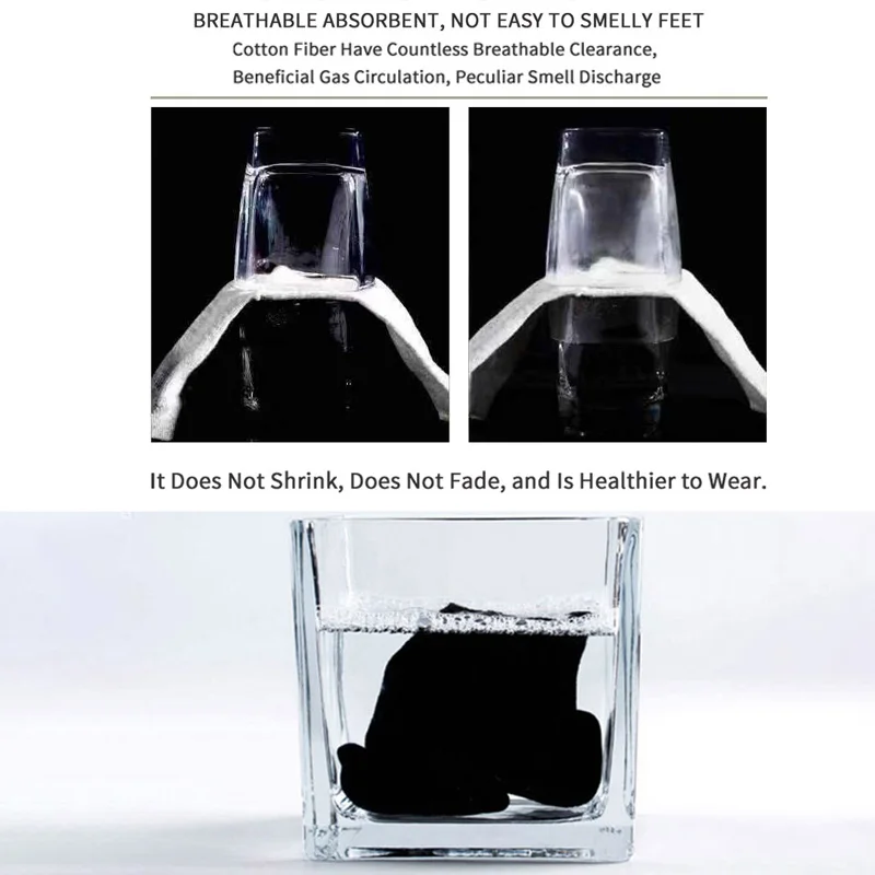 5 пар мужских хлопковых носков новые стильные черные деловые повседневные