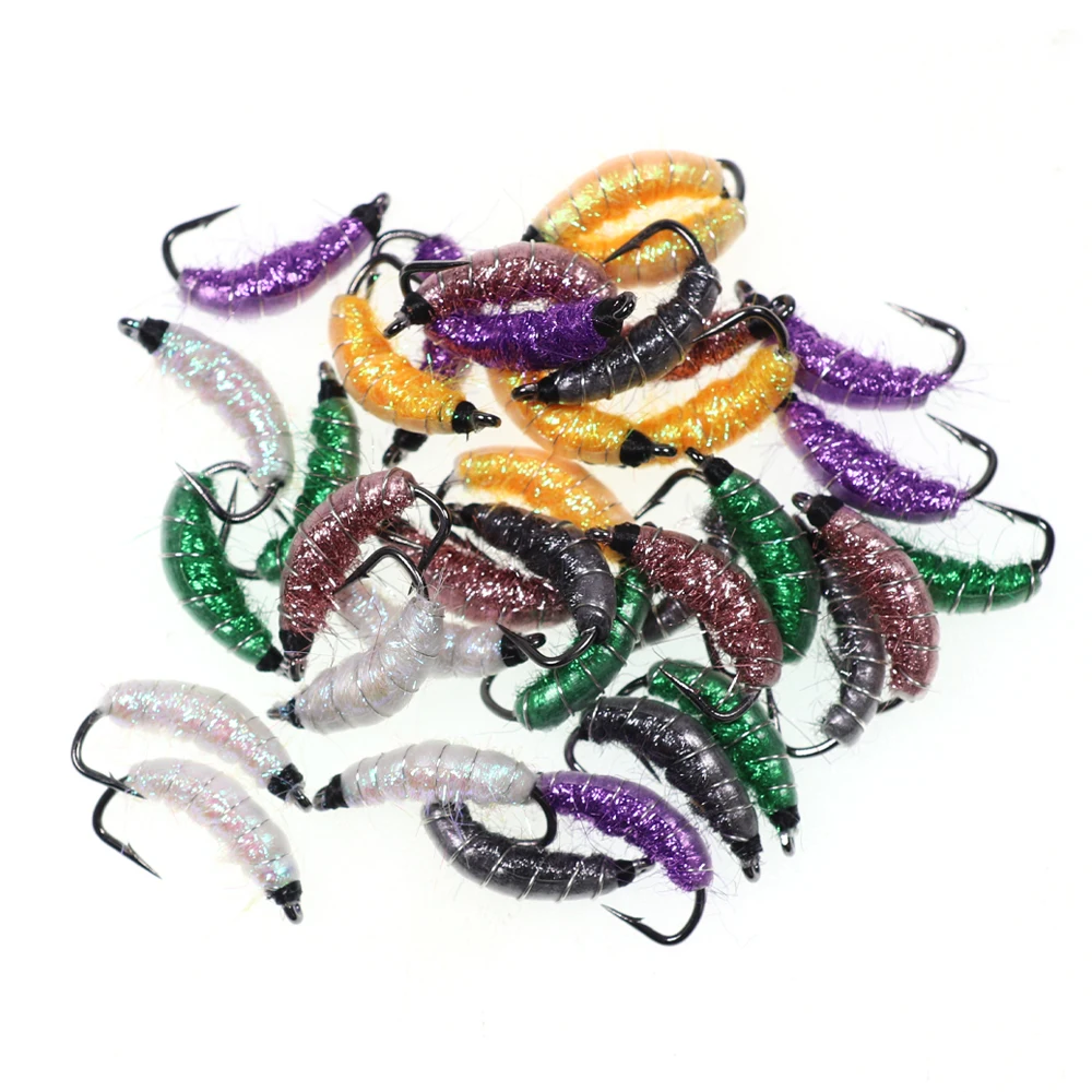 6 шт. #6 рыболовные крючки в виде мухи для ловли форели приманка взвешенная Скад