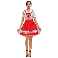 germany tradition oktoberfest costume bavarian dirndl dress with apron women oktoberfest costume party dirndl maid dress