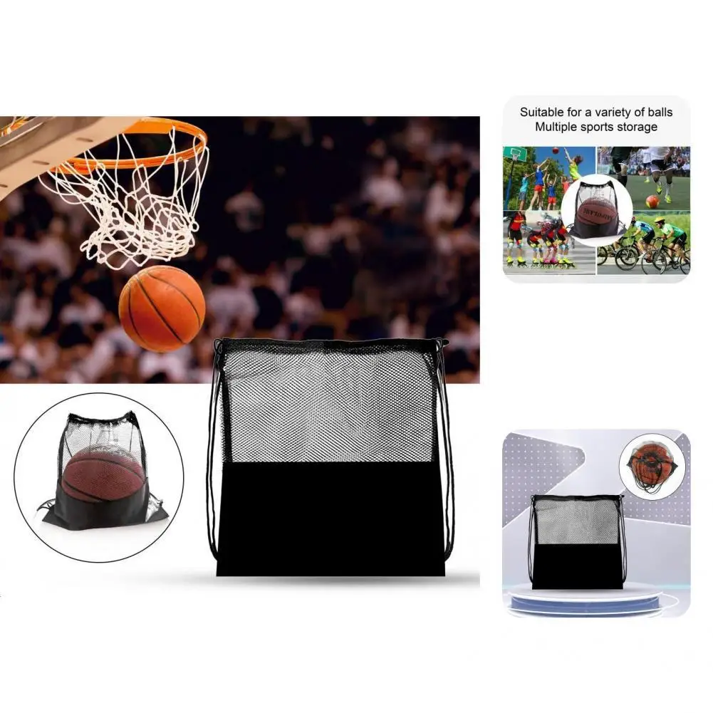 

Ball Carrying Bag Excellent Quick-dry Universal Black Ball Net Storage Bag for Football Ball Storage Bag Ball Net Bag