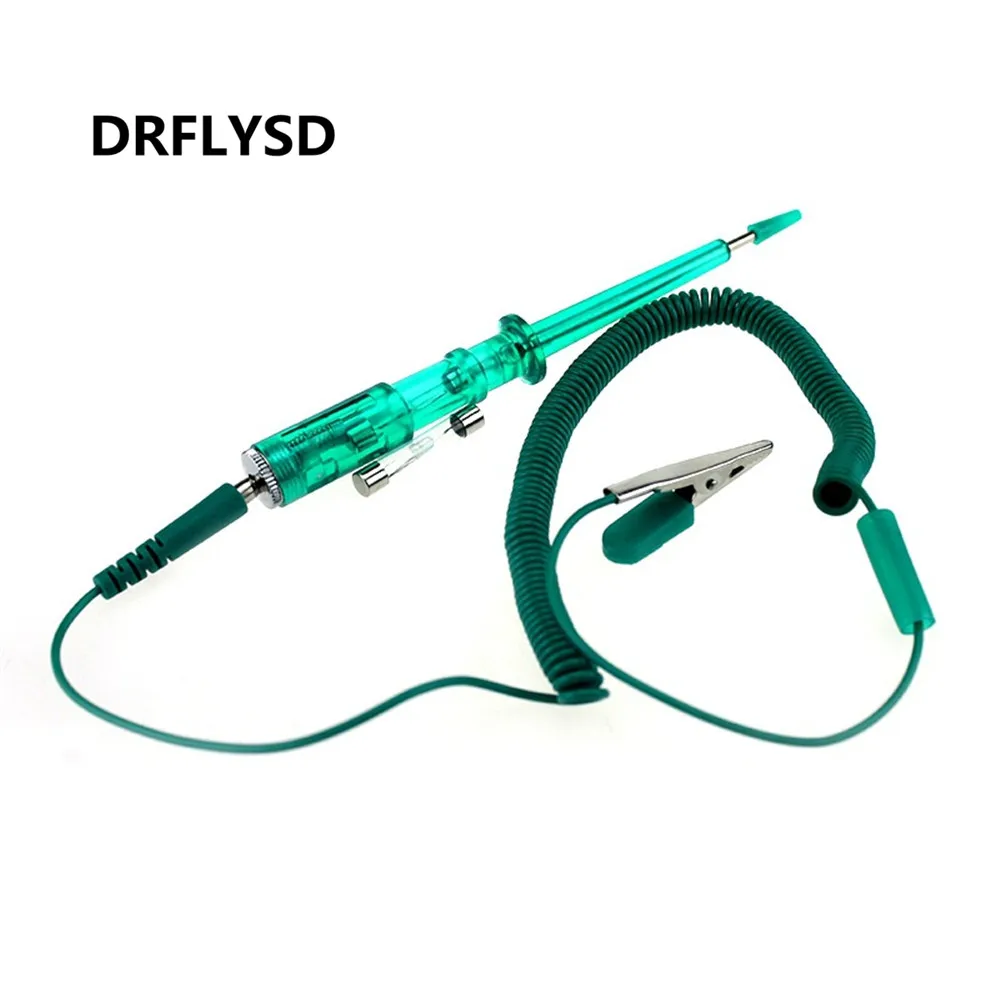 

General Car And Motorcycle Maintenance Test Pen Test Pencil 6-24V With Crocodile Clip Bettery Testers