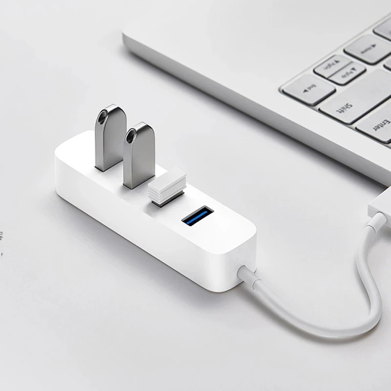 Концентратор Xiaomi USB3.0 с 4 портами и подставкой USB-хаб интерфейсом питания