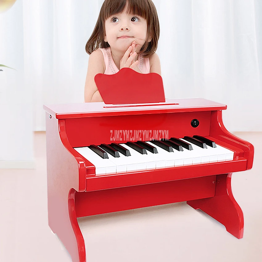 

1-5 years old Baby Mini 25 Key Wooden Piano Toy Children Wood Keyboard Piano Children Small Acoustic Musical Instrument Toy