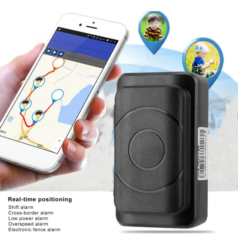 Автомобильный мини трекер локатор GPS водонепроницаемый в режиме реального