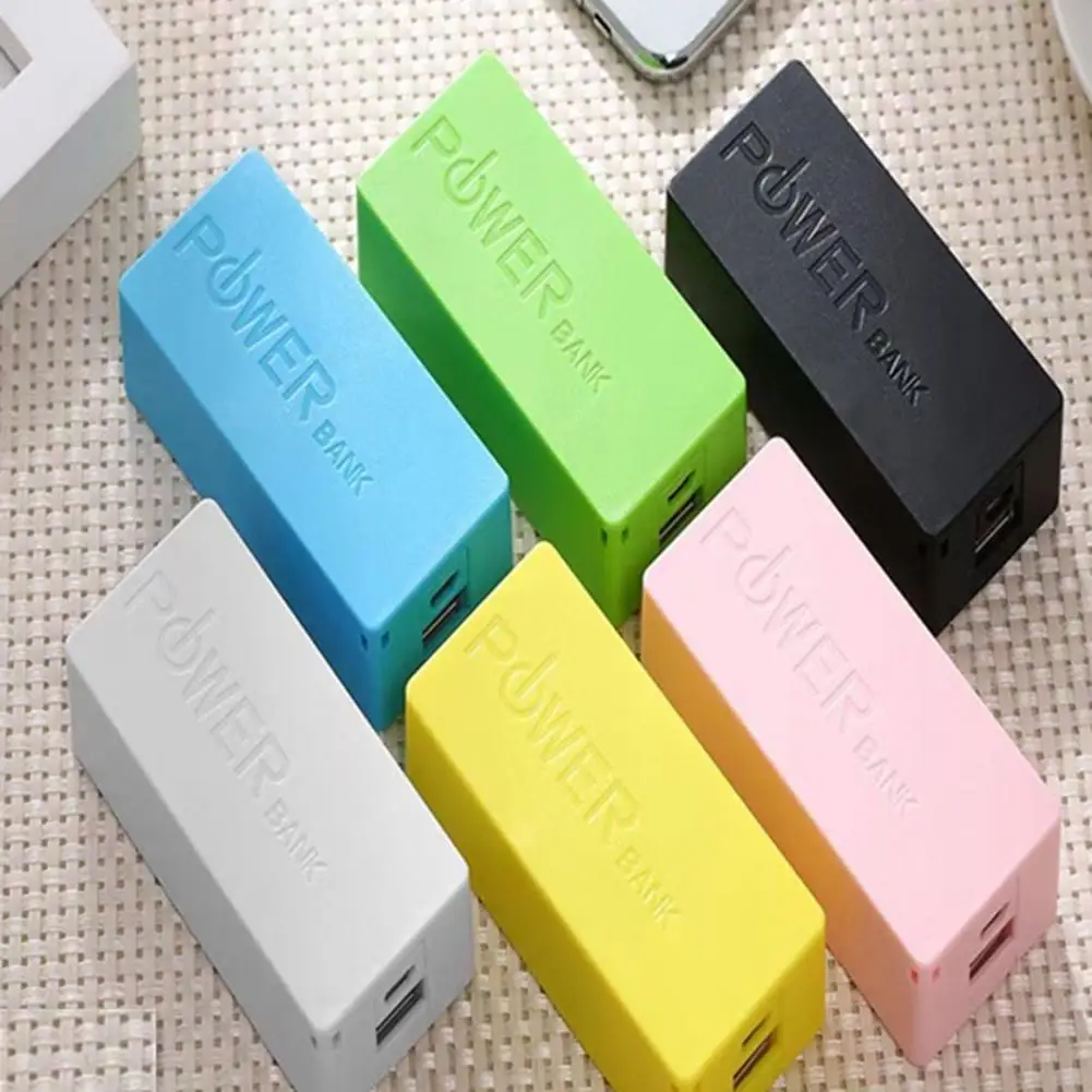 

Easy to Use with Indicator 2 x 18650 Battery Power Bank DIY Box for Phone