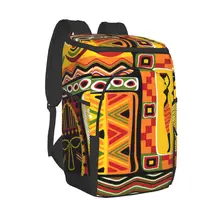 Picnic Cooler Backpack African Elements Waterproof Thermo Bag Refrigerator Fresh Keeping Thermal Insulated Bag