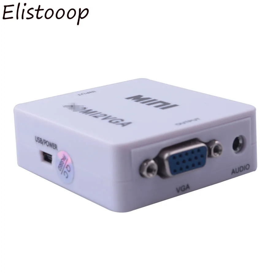 1080P MINI HDMI совместим с VGA конвертером аудио видео адаптером для Xbox360 PC DVD PS3 PS4|Кабели