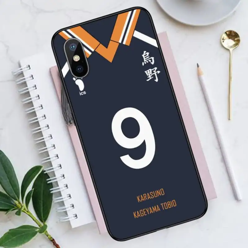 

Karasuno Jersey Shoyo Hinat Phone Case for iPhone 11 12 pro XS MAX 8 7 6 6S Plus X 5S SE 2020 XR Luxury brand shell funda coque