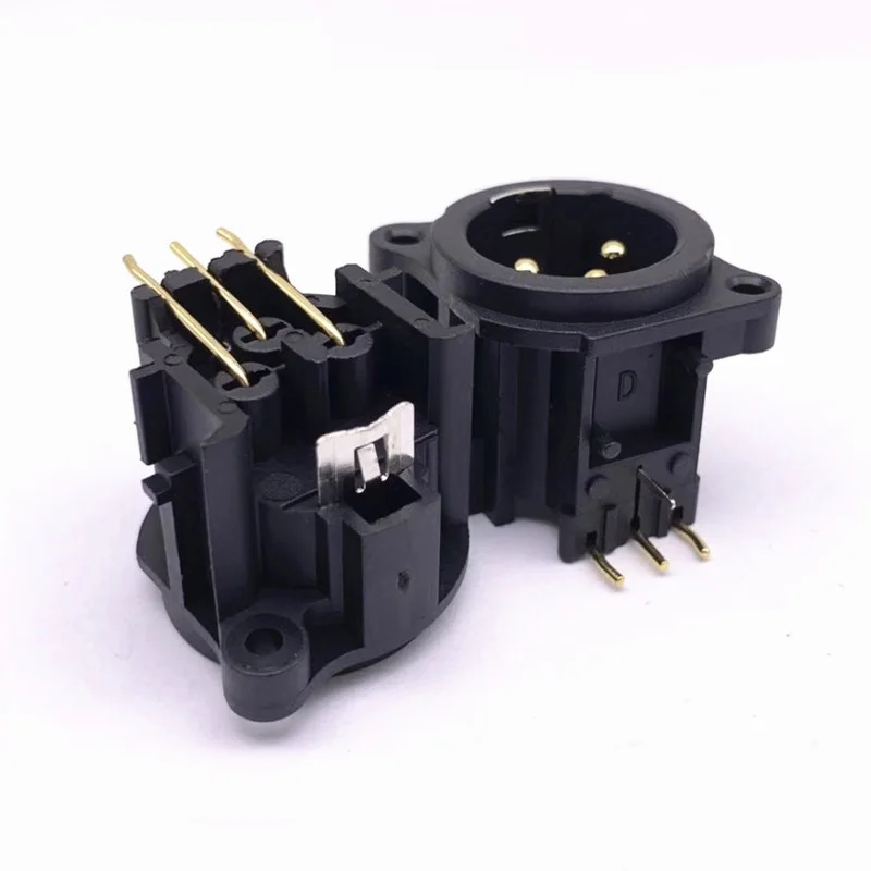 Панель Шасси металлический квадратный микрофон jack Enchufe 3PIN XLR разъем 3PIN Мужской Женский Разъем провода разъем XLR jack