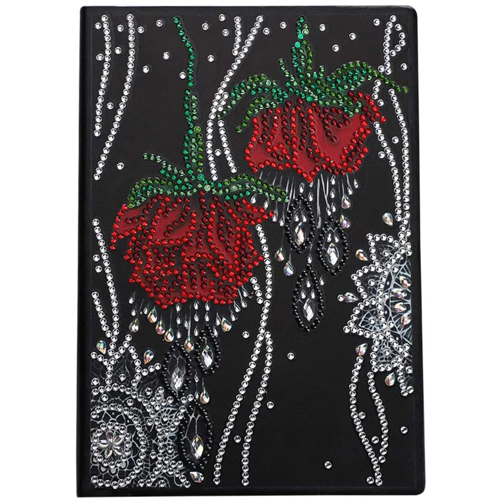 Кожаный блокнот с алмазной живописью 100 страниц|Алмазная мозаика и вышивка| |