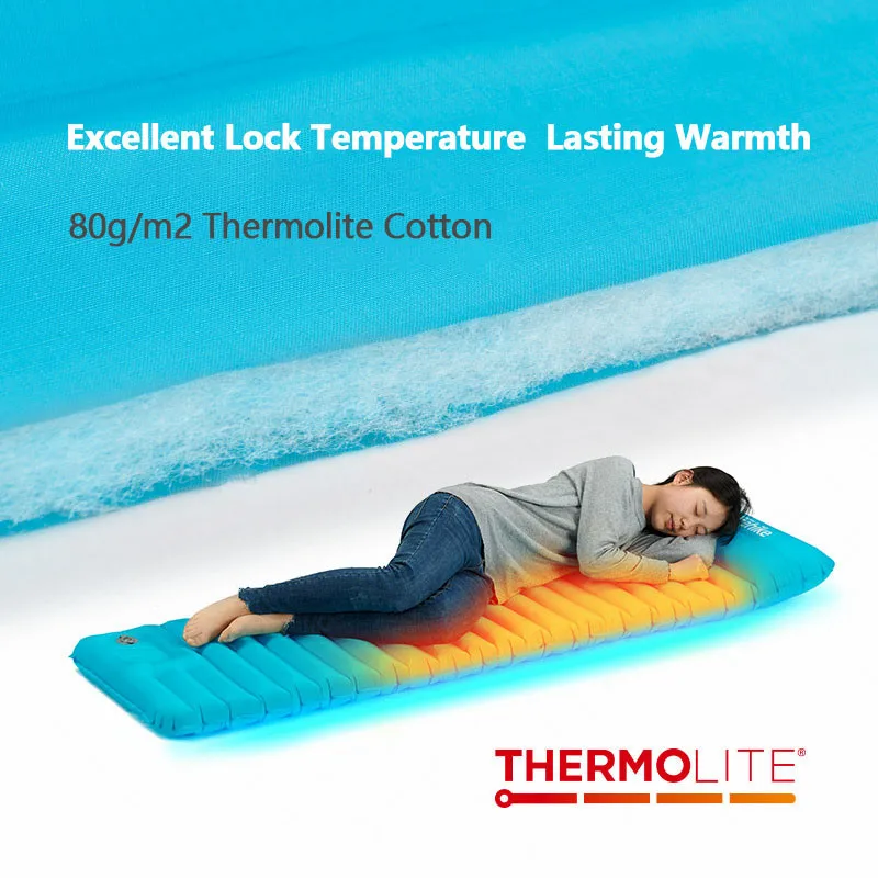 Надувной матрас Naturehike ТПУ складной надувной для сна подушка отдыха на открытом