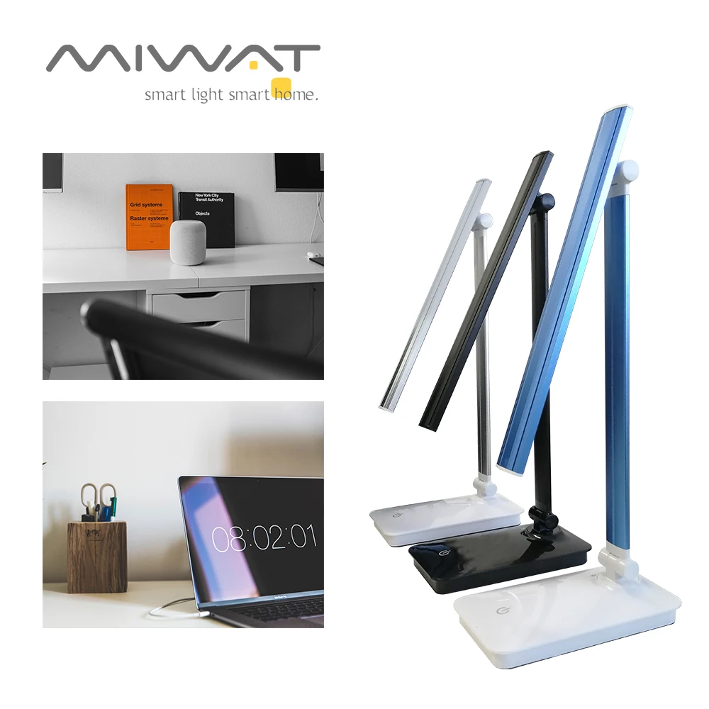 Простой Модный светодиодный настольный светильник складной 3 уровня с