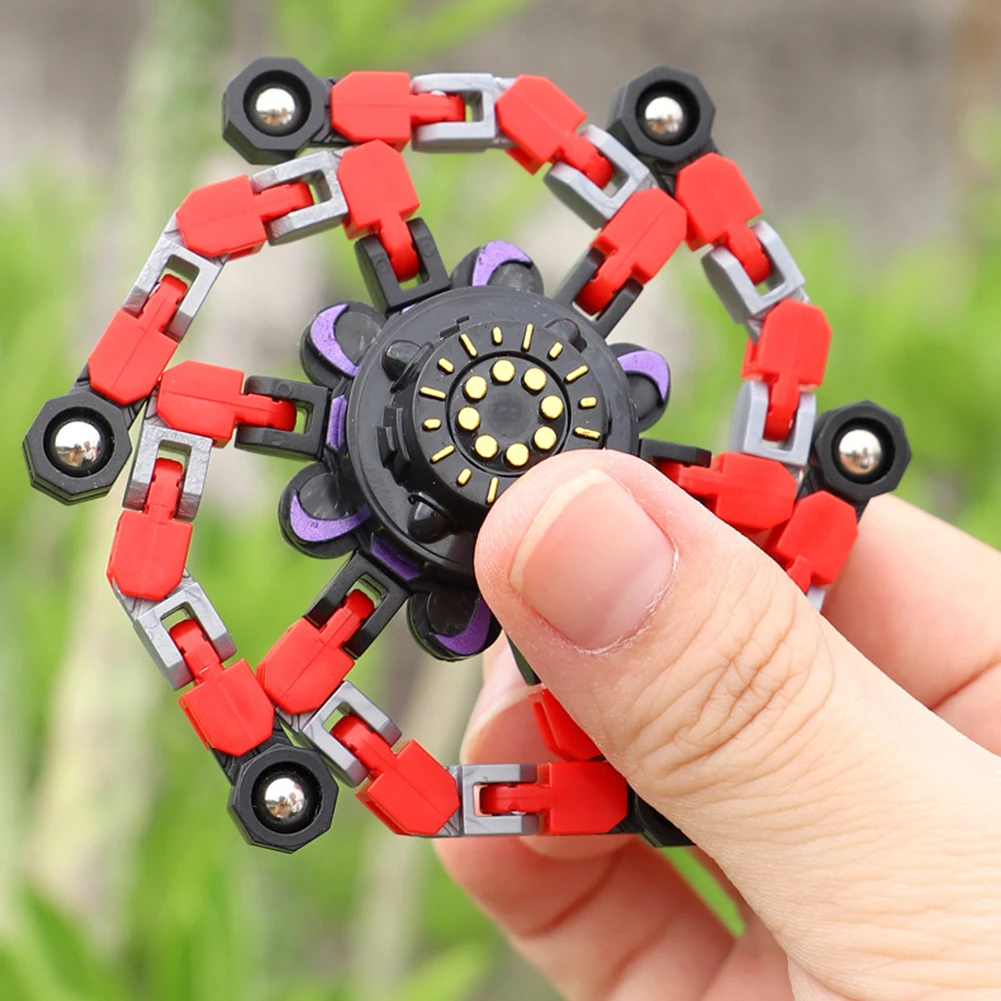 

Creative Chain Deformation Toy for Children Antistress Hand Spinner Vent Fingertip Top Toys Adult Stress Relief Sensory GyroGift