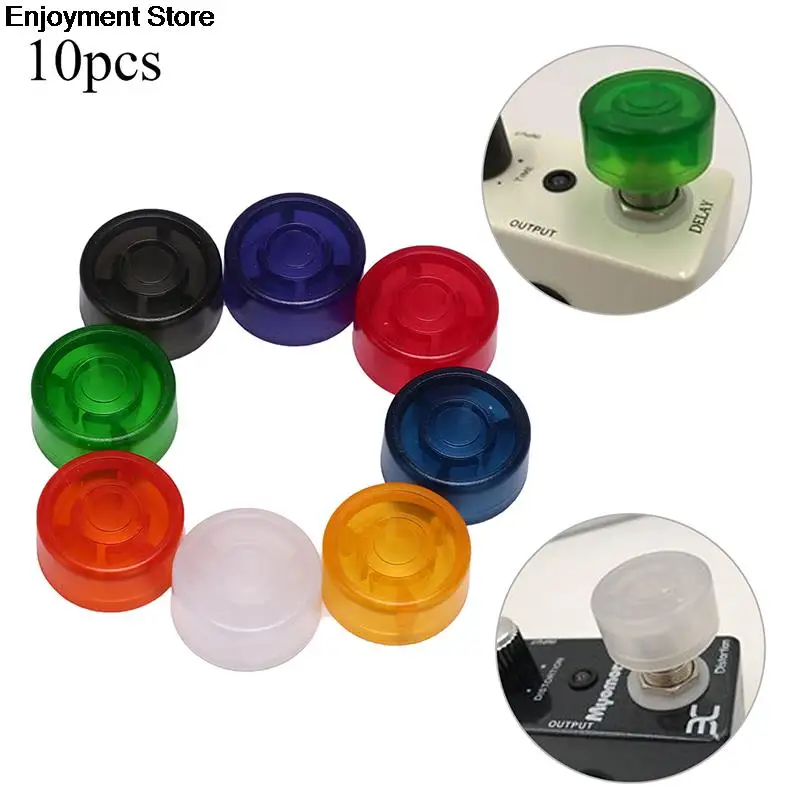 10 шт./упак. педаль эффектов для электрогитары ногтей Колпачки усилители