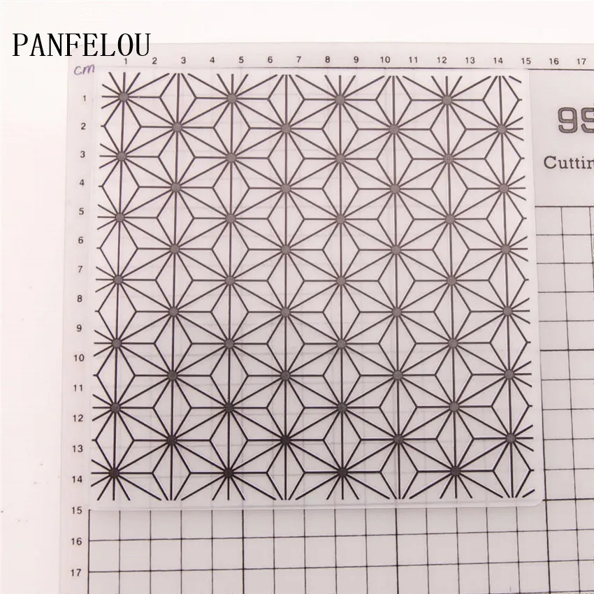 15x15 см Алмазная вышивка папки для тиснения пластик скрапбукинга DIY шаблон помадки