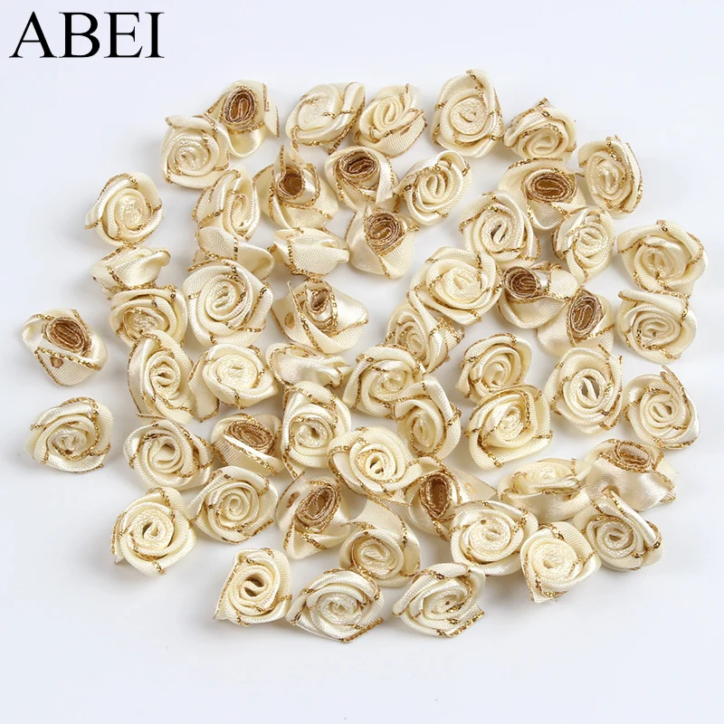 

Аксессуары для рукоделия ABEI шелковые розы 18 мм 100 шт