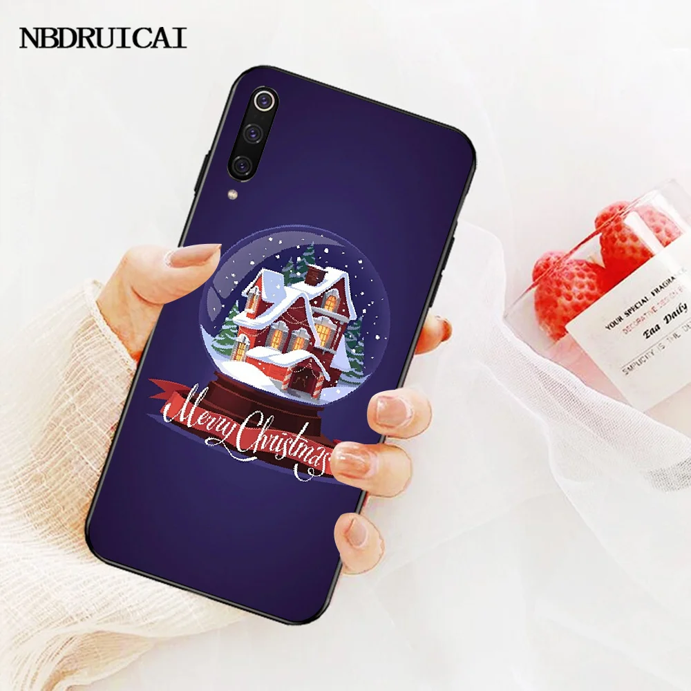 NBDRUICAI Merry Christmas Fox Elk DIY чехол для телефона с рисунком Redmi Note 8 8A 7 6 6A 5 5A 4 4X 4A Go Pro Plus Prime |