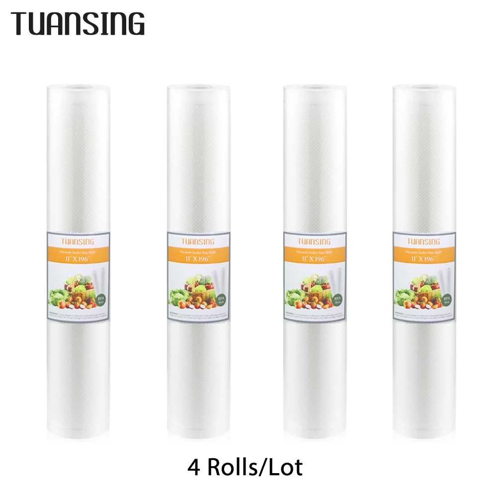 Пакеты для вакуумного упаковщика пищевых продуктов 4 рулона | Бытовая техника