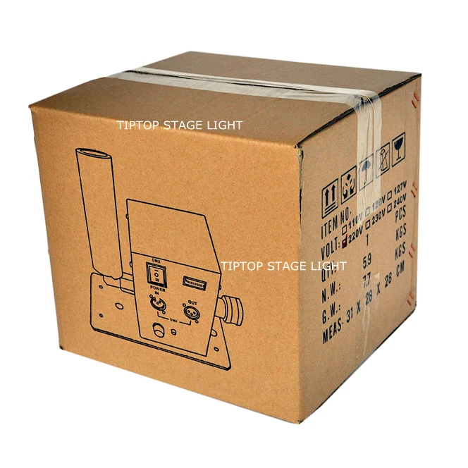 

Gigertop LCD Display Co2 Jet Machine T connecton Gas hose 2x3m Gas hose + 1x6m Gas hose Good Quality Stage Column Machine TP-T25