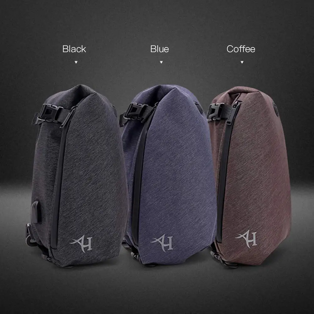 ARCTIC HUNTER нагрудная сумка через плечо USB мужская для подростков