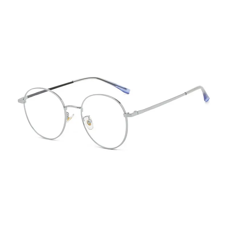 

Full Rim Metal Frame Glasses For Man and Woman New Arrival Retro Style Round Shape Anti-Blue Light Myopia Eyewears